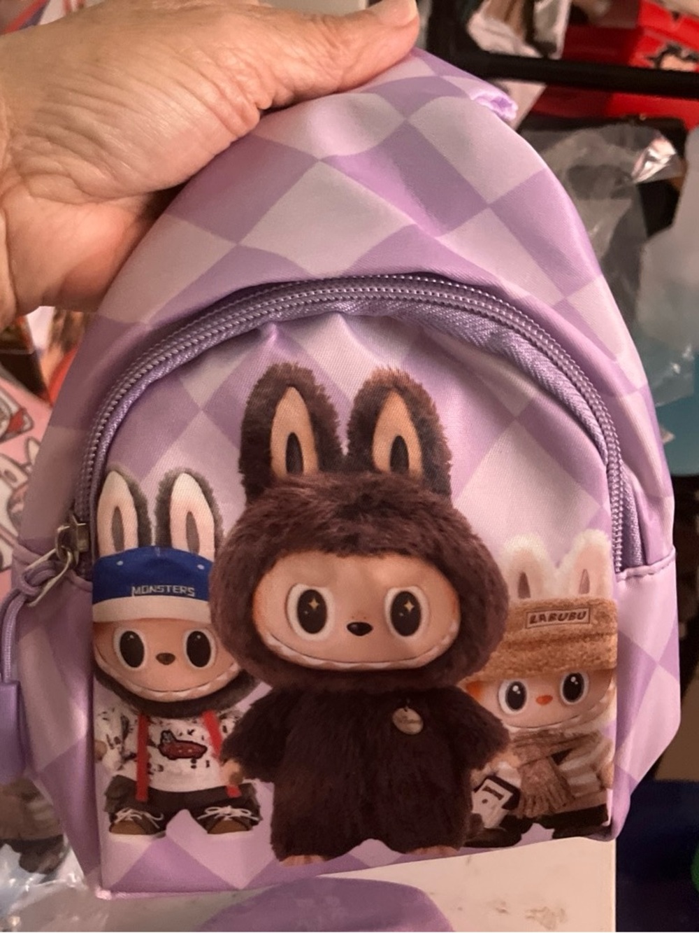 Kids Purple Bunny Character Backpack - Cute Plush Design